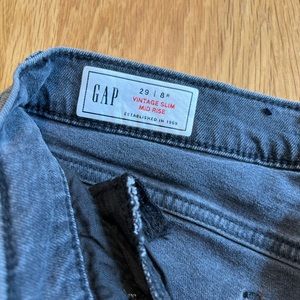 Woman’s Vintage Slim Midrise Jeans from the Gap